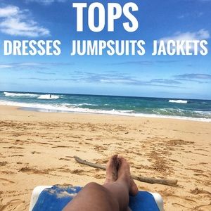 All tops/dresses/jackets listed below